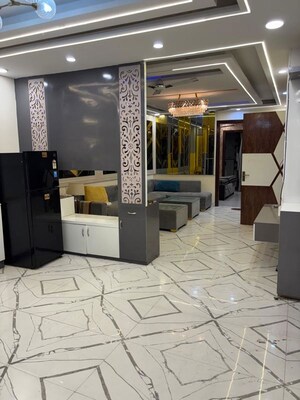 Living Room in 3 BHK Builder Floor at Dwarka Mor – for Rent