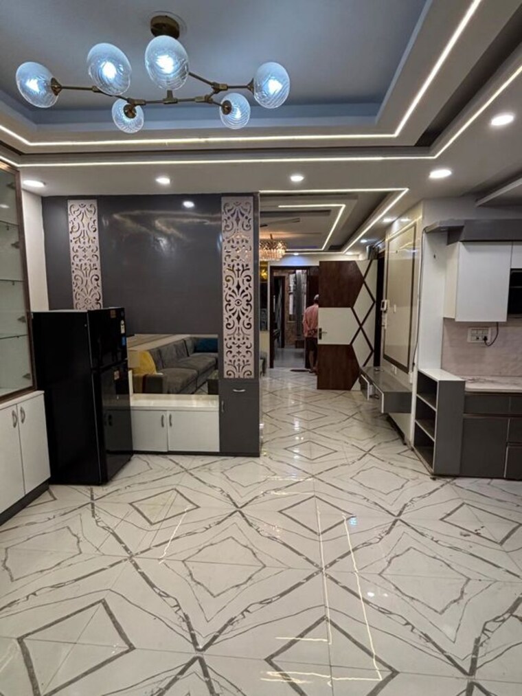 Living Room, dwarka mor 3 Bedroom 130 Sq.Yd. Builder Floor In Dwarka Mor Delhi 10722387