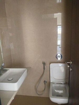 Bathroom in 2 BHK Apartment at Tulip Garden Seawoods, Seawoods – for Rent