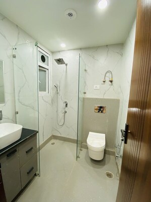 Bathroom in 3 BHK Builder Floor at Uttam Nagar West – for Rent
