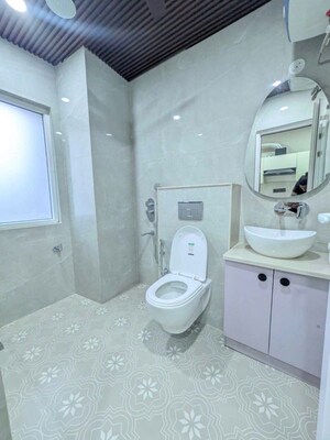 Bathroom in 1 BHK Apartment at South Delhi – for Rent