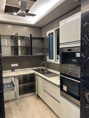 Kitchen in 3 BHK Builder Floor at Greater Kailash – for Rent
