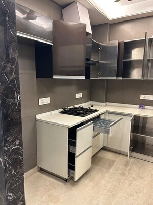 Kitchen in 3 BHK Builder Floor at Greater Kailash – for Rent