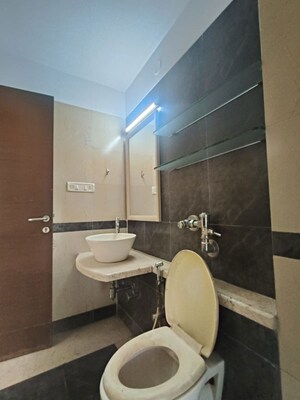 Bathroom in 3 BHK Apartment at DB Realty Shagun Towers, Goregaon East – for Rent