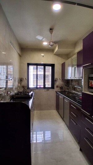 Kitchen in 2 BHK Apartment at Raheja Township, Malad East – for Rent