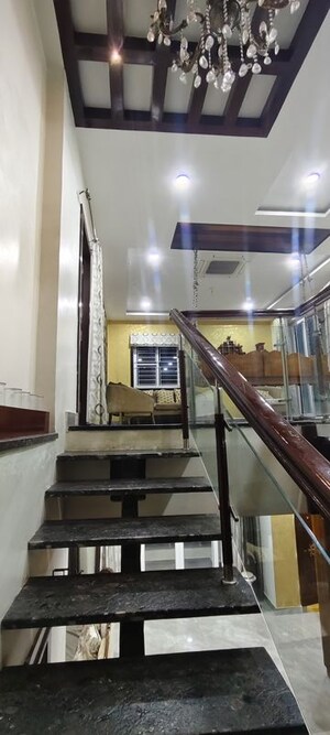 Staircase in 3 BHK Apartment at Kahneswari Vuyyurus Manasarovar, Kondapur – for Rent