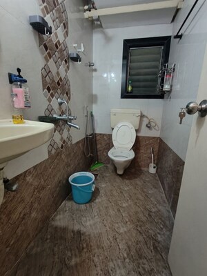 Bathroom in 2 BHK Apartment at Vedant Complex CHS, Samata Nagar – for Rent