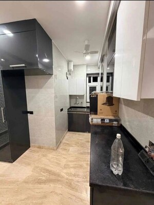 Kitchen in 2 BHK Builder Floor at Kalkaji – for Rent