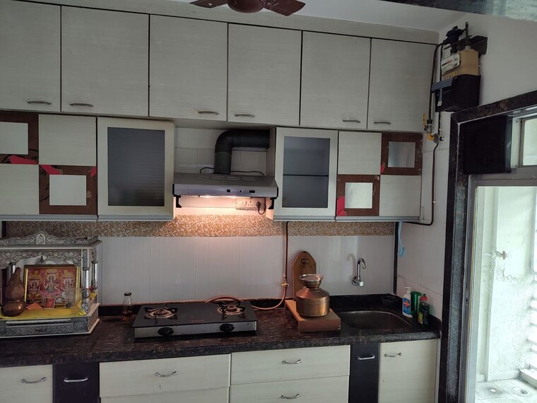 Kitchen, gami-eva 2 Bedroom 1200 Sq.Ft. Apartment In Ghansoli Navi Mumbai 10722654