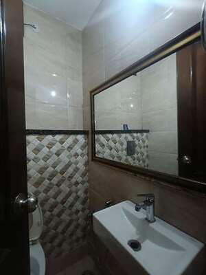 Attached Bathroom in 3 BHK Builder Floor at Greater Kailash I – for Rent
