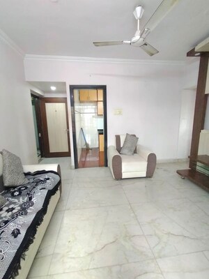 Living Room in 1 BHK Apartment at Palm Springs CHS Airoli, Airoli Sector 7 – for Rent