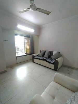 Living Room in 1 BHK Apartment at Palm Springs CHS Airoli, Airoli Sector 7 – for Rent