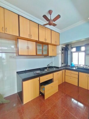 Kitchen in 1 BHK Apartment at Palm Springs CHS Airoli, Airoli Sector 7 – for Rent