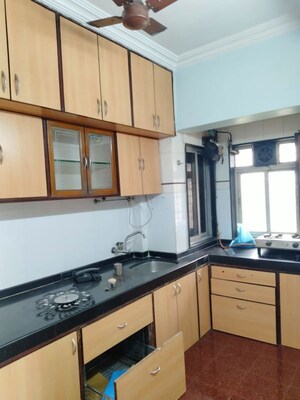 Kitchen in 1 BHK Apartment at Palm Springs CHS Airoli, Airoli Sector 7 – for Rent