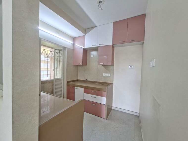 Kitchen, dosti-oak 2 Bedroom 550 Sq.Ft. Apartment In Balkum Pada Thane 10722791