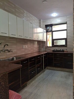 Kitchen in 2 BHK Builder Floor at Paschim Vihar – for Rent
