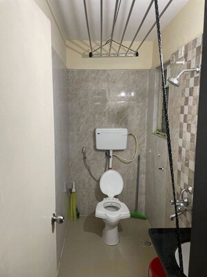 Bathroom in 2 BHK Apartment at Rohan Silver Gardenia, Ravet – for Rent
