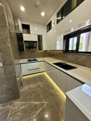 Kitchen in 3 BHK Builder Floor at Chittaranjan Park – for Rent