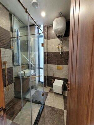 Bathroom in 3 BHK Builder Floor at Chittaranjan Park – for Rent