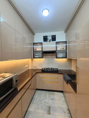 Kitchen in 2 BHK Builder Floor at Malviya Nagar – for Rent