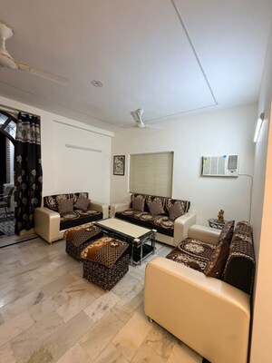 Living Room in 2 BHK Builder Floor at Malviya Nagar – for Rent
