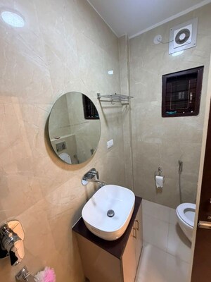 Bathroom in 2 BHK Builder Floor at Malviya Nagar – for Rent