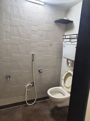 Bathroom in 2 BHK Apartment at Siddhi Prabha CHS, Prabhadevi – for Rent