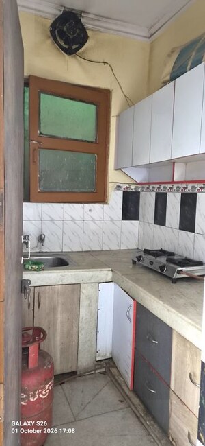 Kitchen in 1 BHK Builder Floor at Lajpat Nagar – for Rent