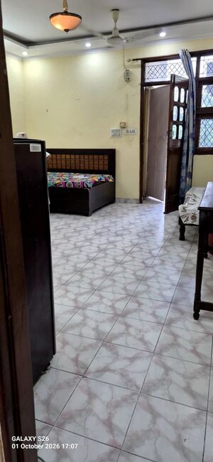Bedroom in 1 BHK Builder Floor at Lajpat Nagar – for Rent