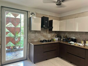 Kitchen in 5 BHK Builder Floor at Unitech South City II, Sector 50 – for Rent