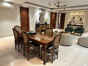 Living Room in 5 BHK Builder Floor at Unitech South City II, Sector 50 – for Rent