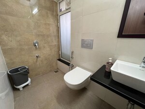 Bathroom in 1 BHK Apartment at Lodha Woods, Kandivali East – for Rent