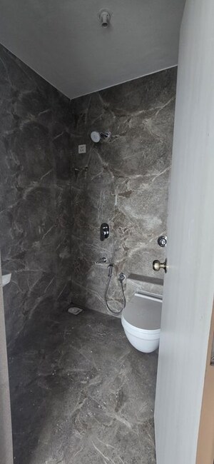 Bathroom in 1 BHK Apartment at Shraddha Vardaan, Bhandup West – for Rent