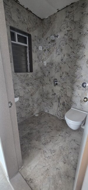 Bathroom in 1 BHK Apartment at Shraddha Vardaan, Bhandup West – for Rent