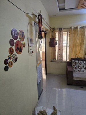 Living Room in 2 BHK Apartment at GK Dwarka Sai, Rahatani – for Sale