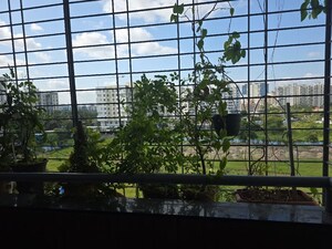 Balcony in 2 BHK Apartment at Majestique Signature Towers, Balewadi – for Rent