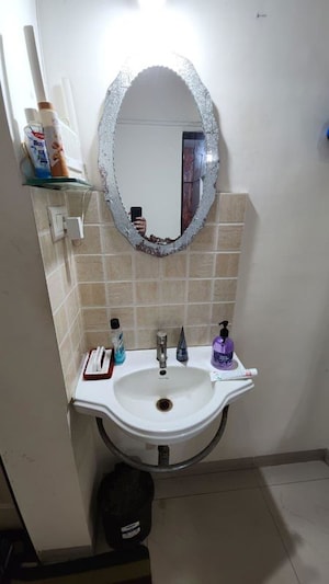 Bathroom in 2 BHK Apartment at Om Faith, Balewadi – for Rent