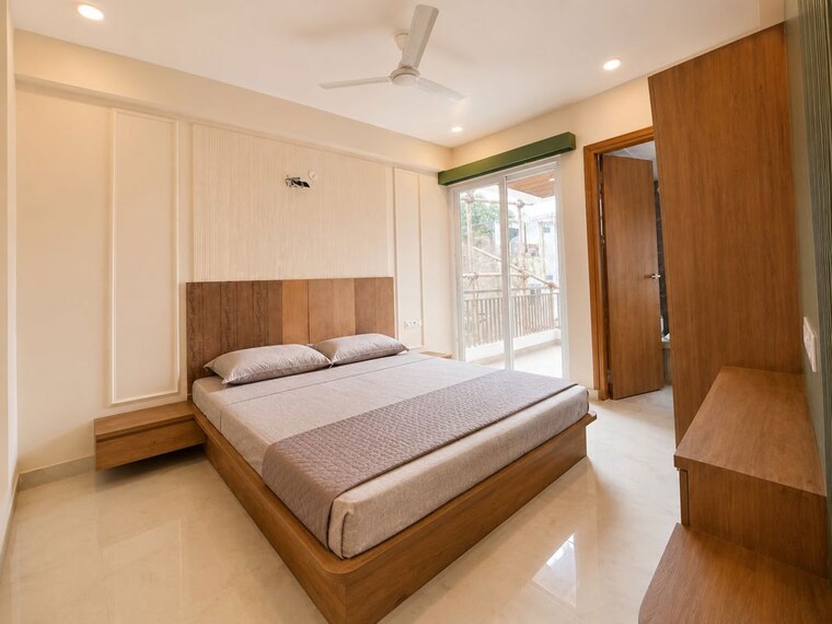 Bedroom, kishanpura at khatipura 3 Bedroom 1300 Sq.Ft. Apartment In Kishanpura At Khatipura Jaipur 10723094