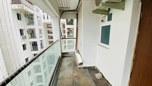 Balcony in 3 BHK Apartment at Vasavi GP Trends, Nanakramguda – for Rent