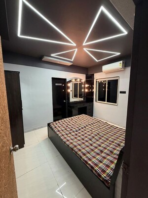 Bedroom in 2 BHK Apartment at Varsha Venkatesh Apartment, Pashan – for Rent