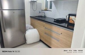 Balcony in 1 BHK Apartment at Omkar Signet, Malad East – for Rent