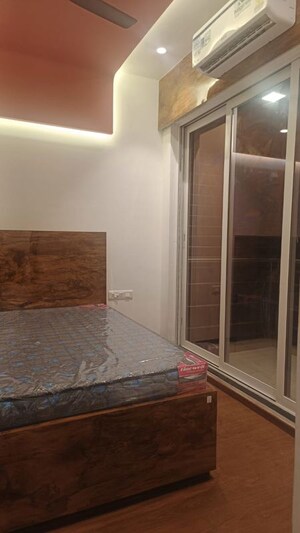 Master Bedroom in 1 BHK Apartment at Bhairaav Goldcrest Residency, Ghansoli – for Rent