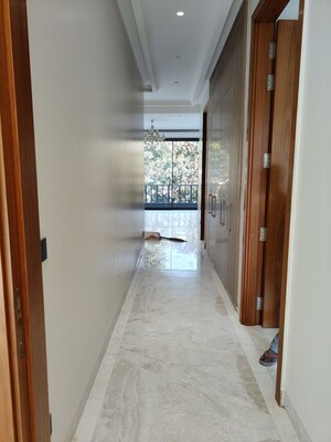 Corridor in 4 BHK Builder Floor at Defence Colony – for Rent