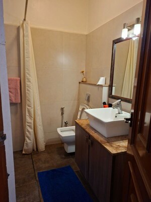 Bathroom in 3 BHK Apartment at Regency Place, Richmond Road – for Rent