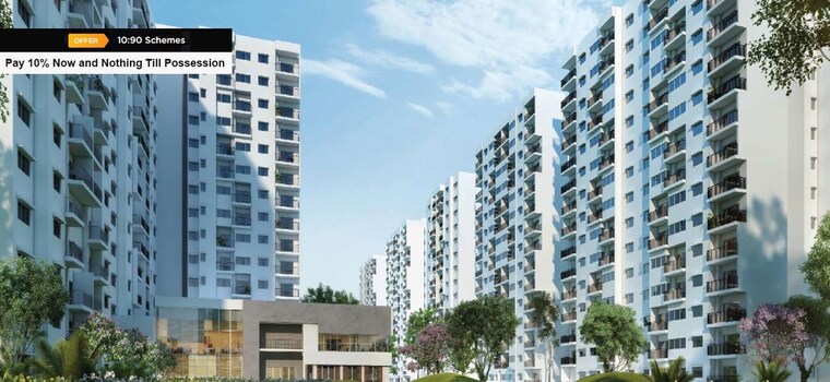 Exterior View, godrej-avenues 2 Bedroom 1200 Sq.Ft. Apartment In Yelahanka Bangalore 10723268