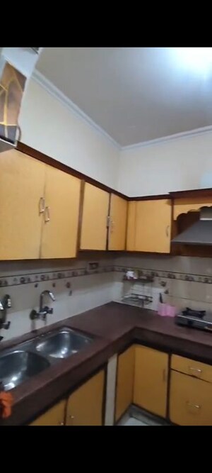 Kitchen in 2 BHK Builder Floor at Moti Nagar – for Rent