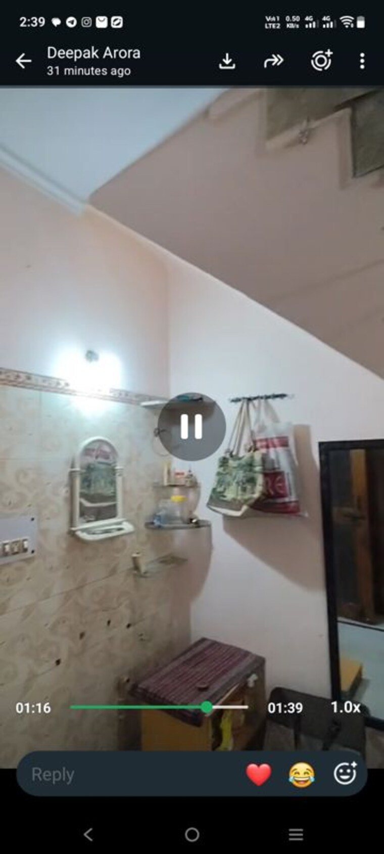 Bathroom, moti nagar 2 Bedroom 900 Sq.Ft. Builder Floor In Moti Nagar Delhi 10723277