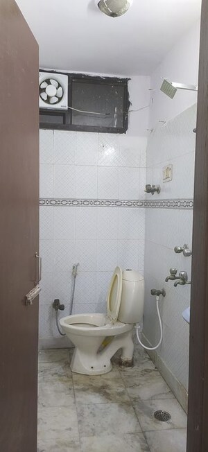 Bathroom in 2 BHK Builder Floor at Khirki Extension – for Rent