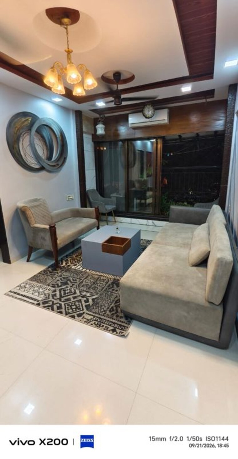 Living Room, palm-beach-apartments 2 Bedroom 850 Sq.Ft. Apartment In Versova Mumbai 10723417