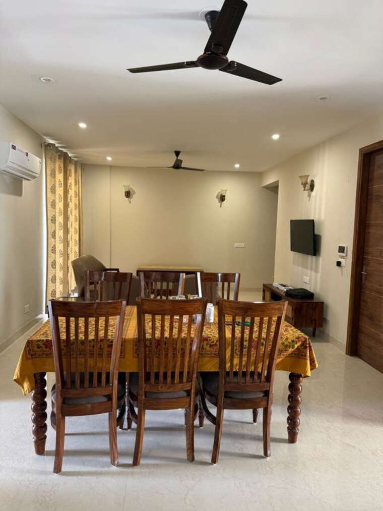 Living Room, skyline-elevate 4 Bedroom 1506 Sq.Ft. Apartment In Ramgarh Bhudda Zirakpur 10723428